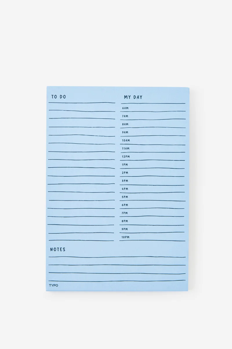 Typo A5 Planner Pad
